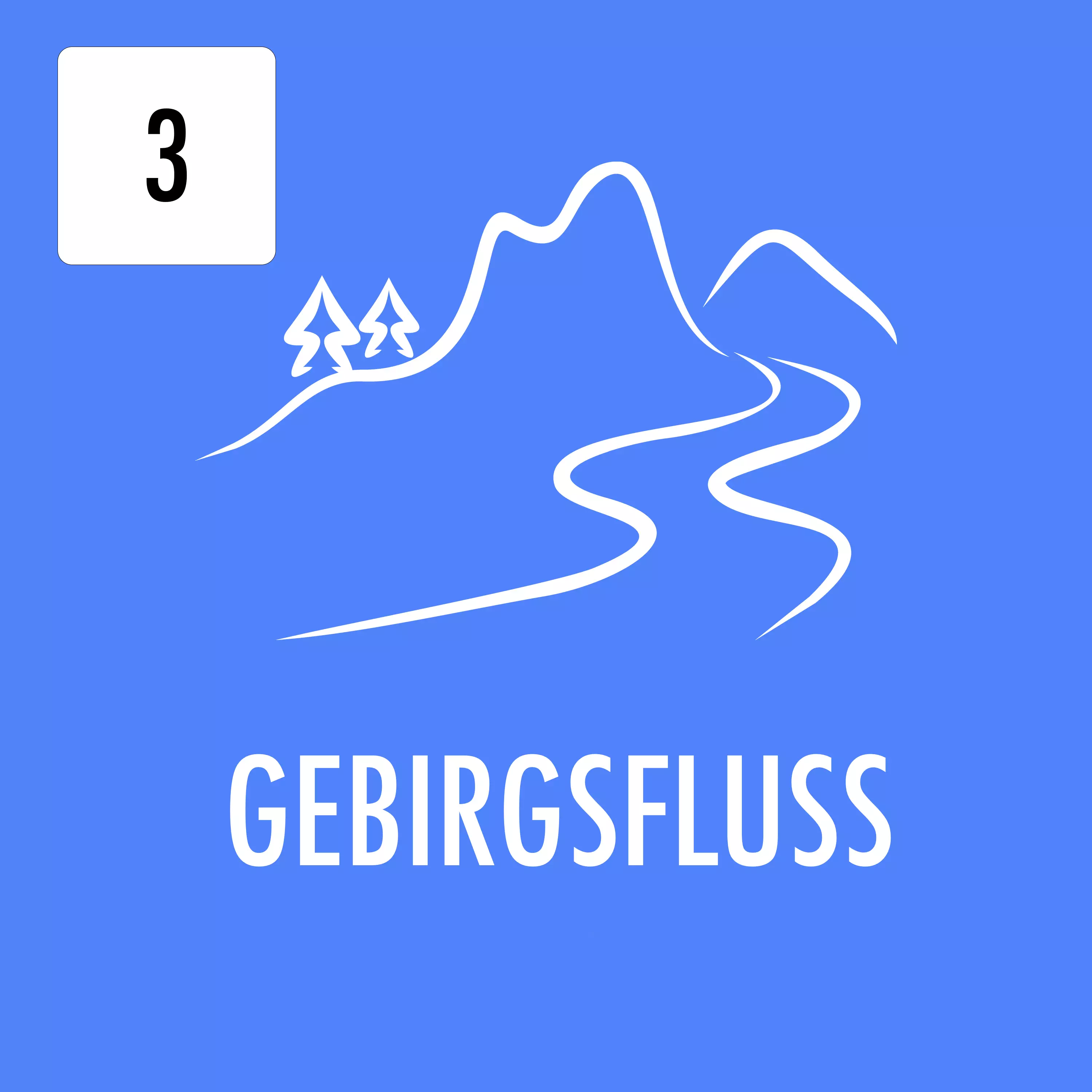 Cover Gebirgsfluss-Geräusch zum Einschlafen