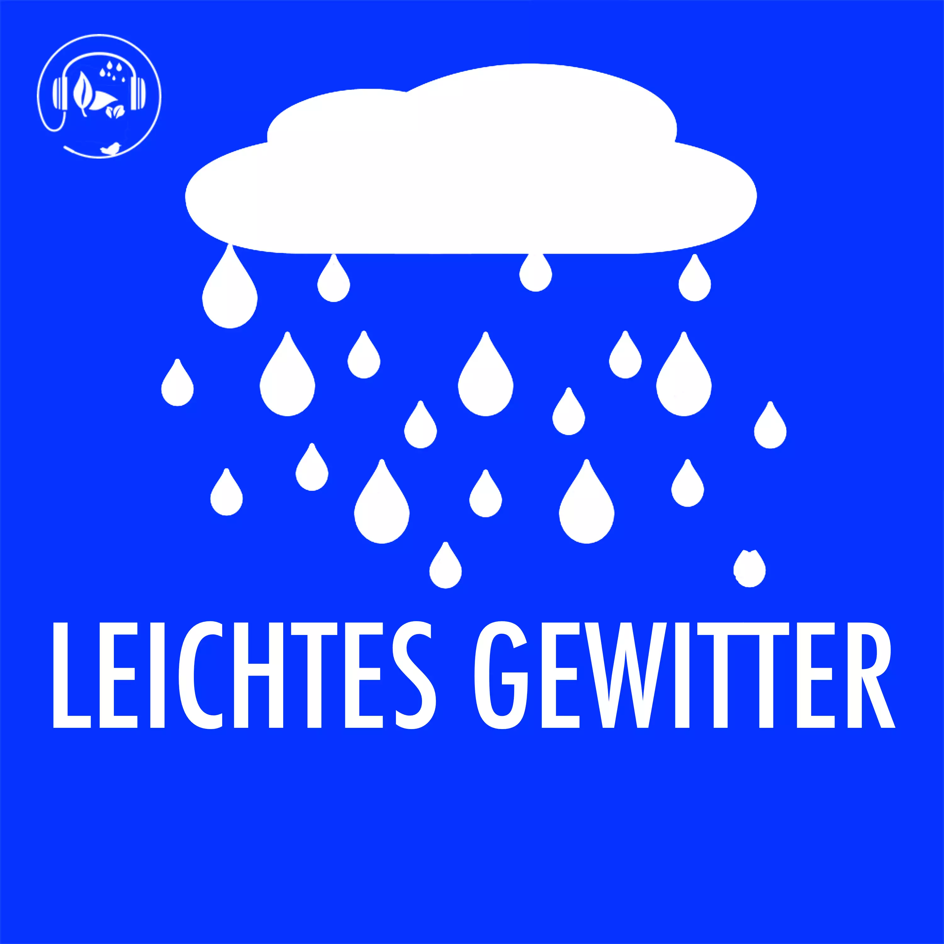 Cover Sound eines leichten Gewitters zum Einschlafen