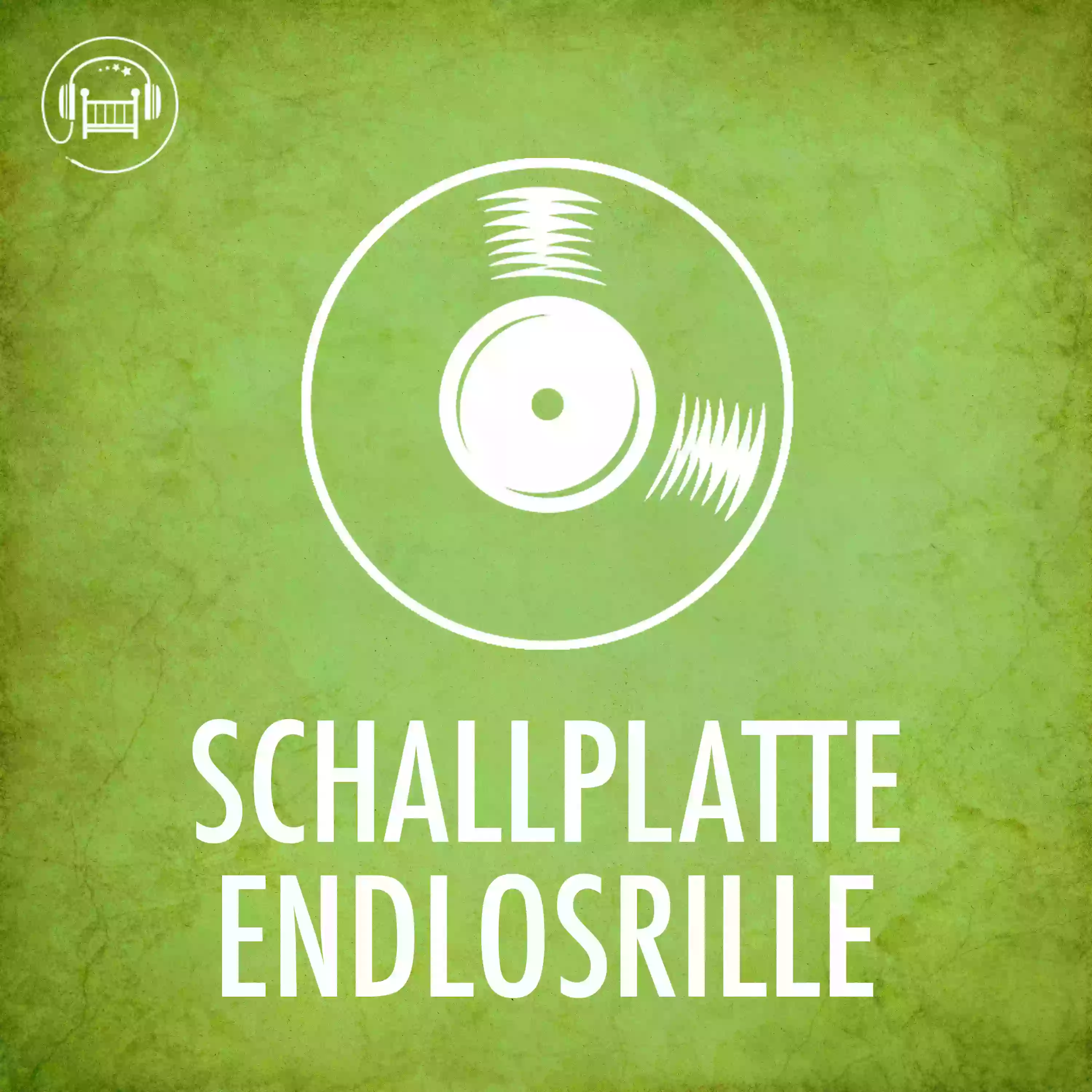 Cover Schallplatten-Endlosrille -Geräusch zum Einschlafen