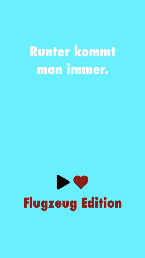 Cover des Shorts. Teile das Short Flugzeug bei YouTube, Insta oder TikTok