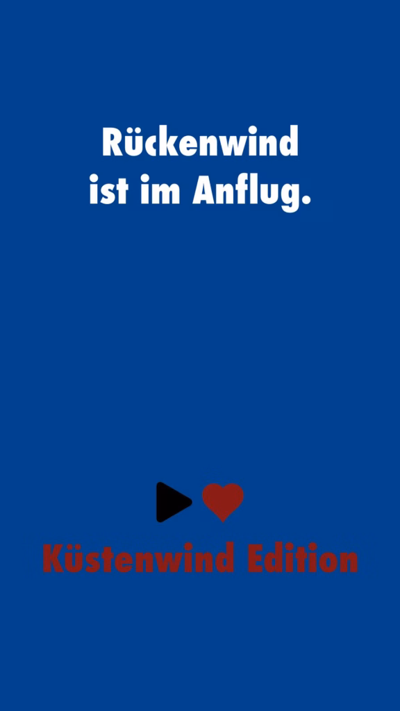 Cover des Shorts. Teile das Short Küstenwind bei YouTube, Insta oder TikTok